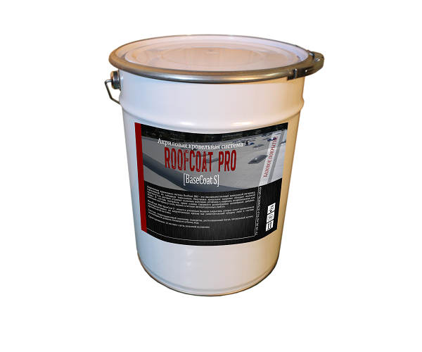 RoofCoat Pro BaseCoat S – базовое покрытие, усиленное